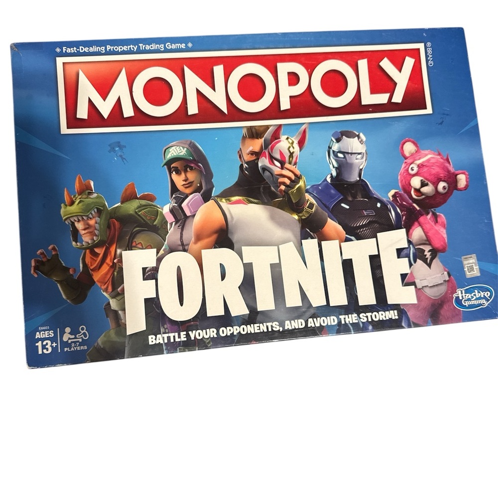 Hasbro Monopoly Fortnite Edition - Blue and Red